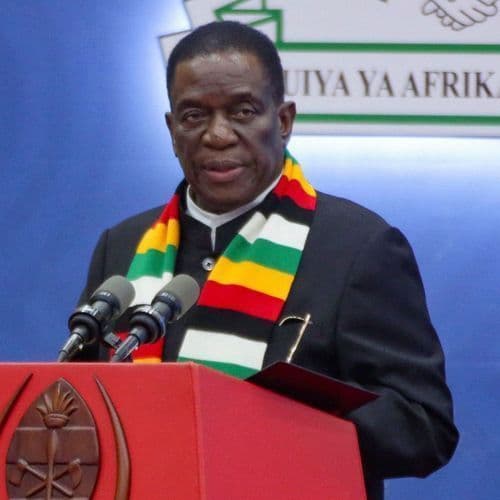 Mnangagwa Leads Mapostori in Symbolic March to State House